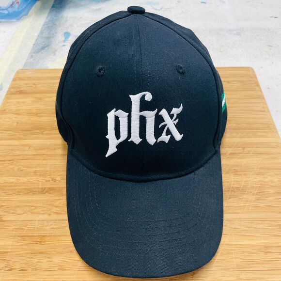 PHX Black Cap Snapback Hornitos Basketball Phoenix Excellent Condition Snapback - Picture 1 of 7